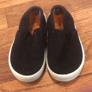 Boy’s Black and White Slip On Shoes